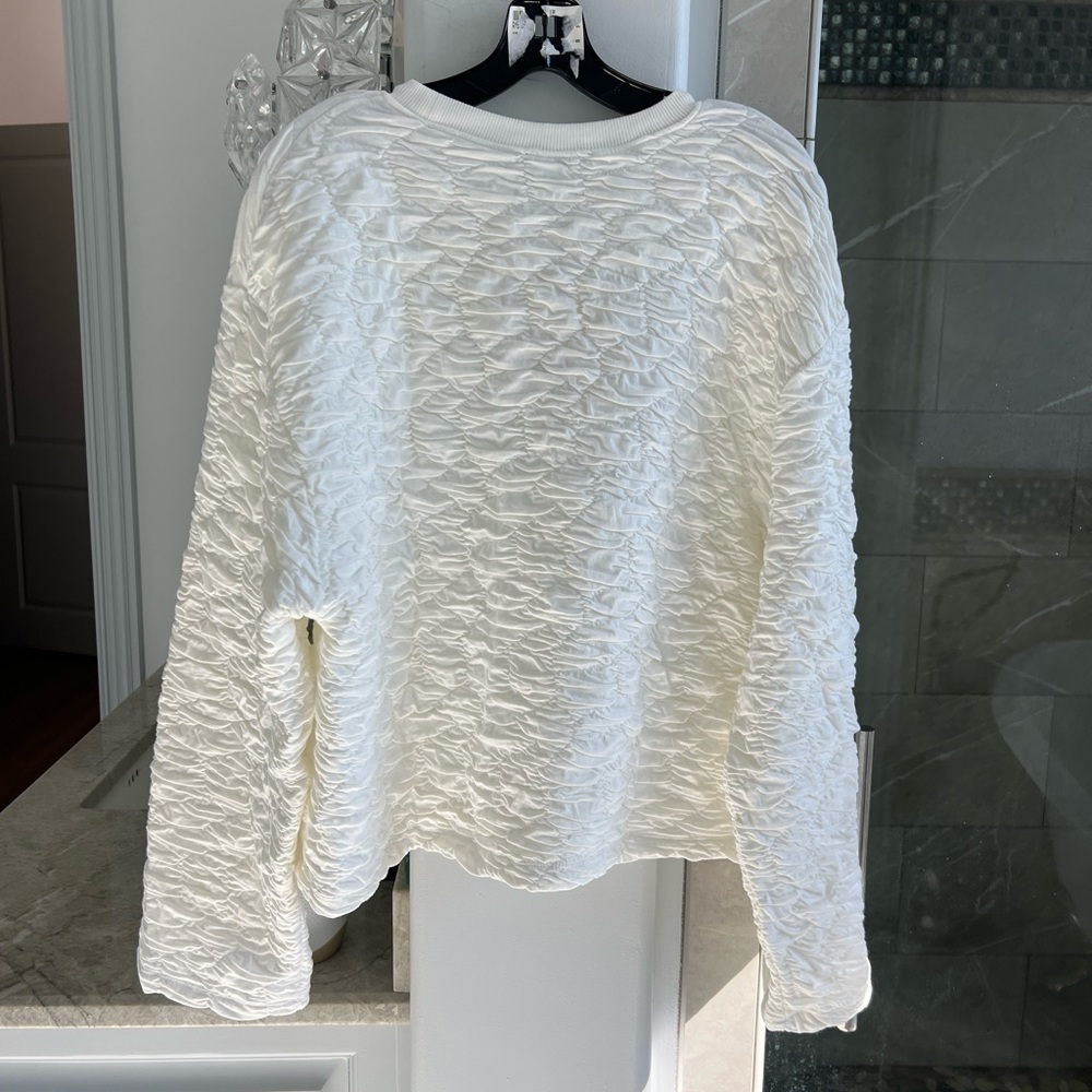 ZARA TEXTURED SWEATSHIRT - Picture 10 of 14